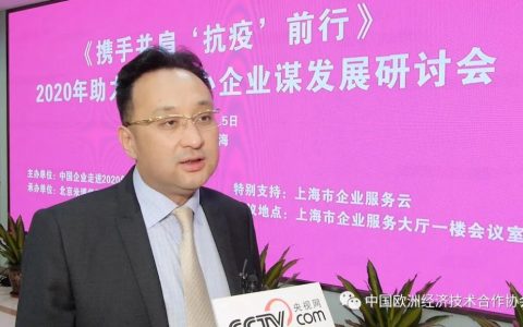 中欧协会副会长代军杨出席《携手并肩“抗疫”前行》2020年中国中小企业谋发展研讨会