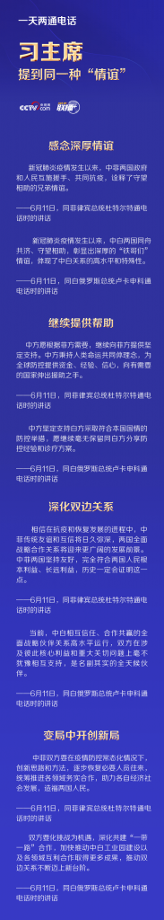 联播+| 一天两通电话 习主席提到同一种“情谊”