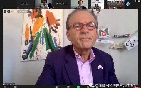 中欧协会常务副会长陈璟玥出席奥中商业协会线上研讨会