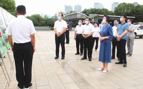 梁静主席、李德才书记赴省人防办调研