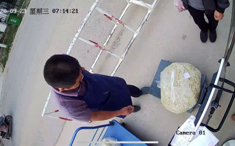 智能收货助力午餐工程——惠济区保合寨小学首次使用智能收货系统