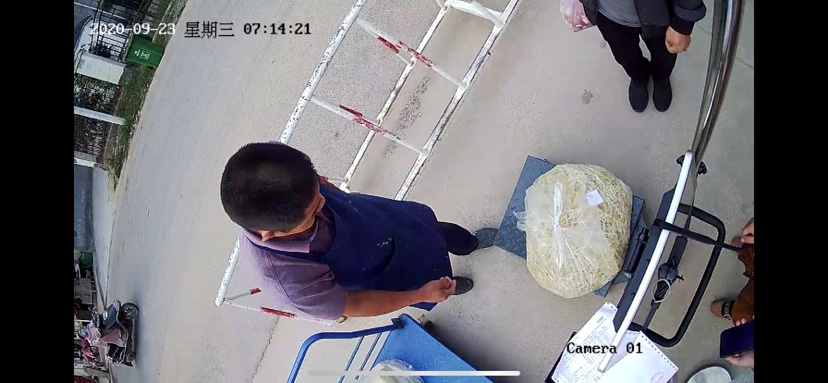 智能收货助力午餐工程——惠济区保合寨小学首次使用智能收货系统