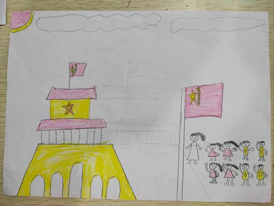 青春敬祖国，我爱我国家——保合寨小学迎国庆活动