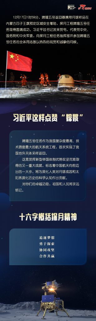 点赞“嫦娥”，习近平十六字概括“探月精神”