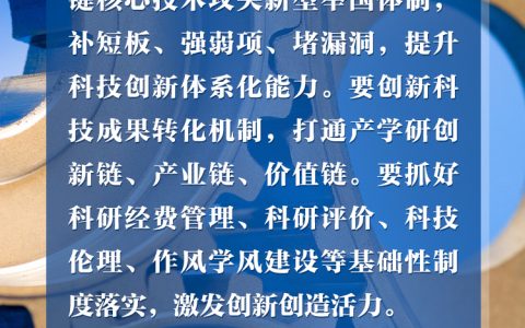 支撑高质量发展 习近平反复强调这个迫切要求