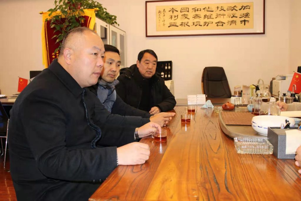 周口市港口物流集聚产业区领导赴中欧协会河南办事处洽谈合作