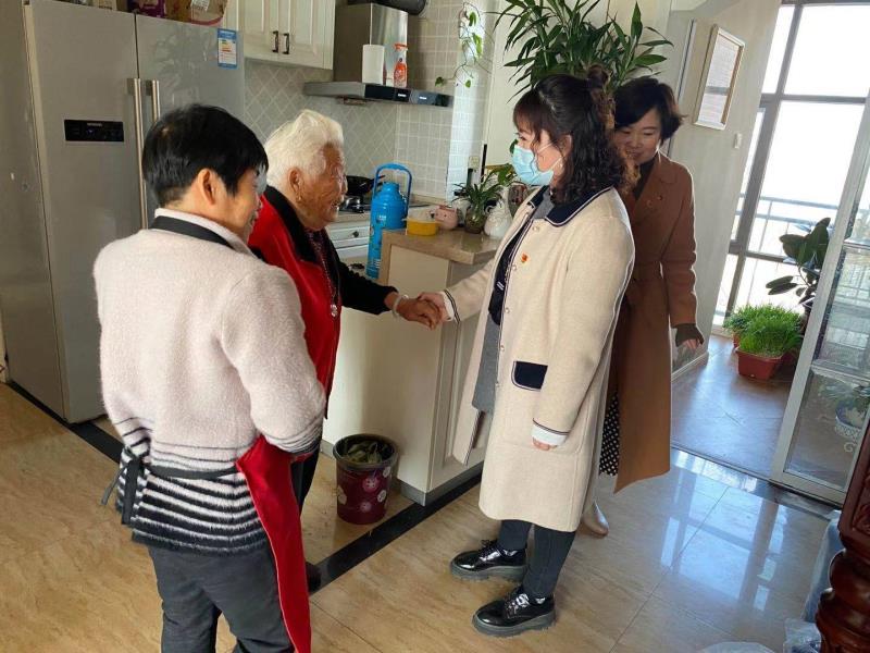 郑州市惠济区新城街道开元社区开展春节慰问活动