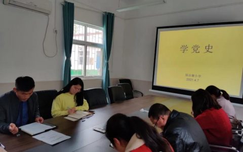 学党史，铸师魂 ——保合寨小学党史学习动员大会