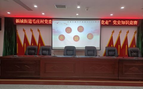 学党史 扬清风 担使命！惠济区新城街道毛庄村联合街道纪工委举办党史知识暨廉政知识竞赛活动