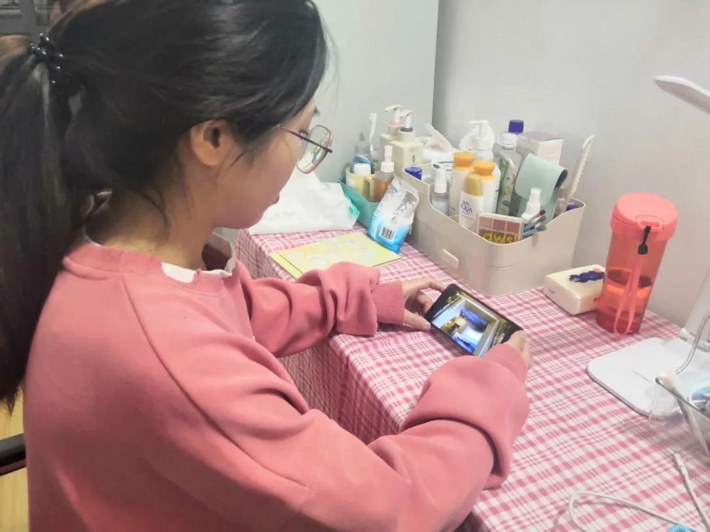 保合寨小学组织观看”请党放心 强国有我“主题云队课