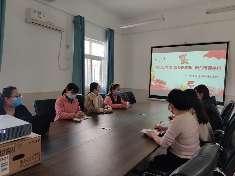 注重队礼仪 普及队知识——保合寨小学班主任培训活动