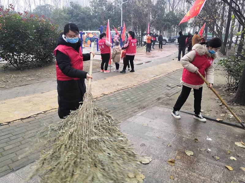助力保合寨村农村居住环境整治提升主题党日活动