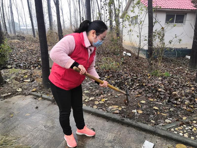 助力保合寨村农村居住环境整治提升主题党日活动