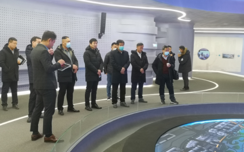 中欧协会郑州办事处主任钱红伟一行拜访郑州鲲鹏软件小镇
