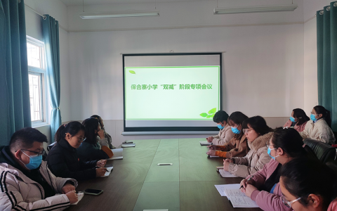 保合寨小学关于扎实开展校外培训机构专项治理行动