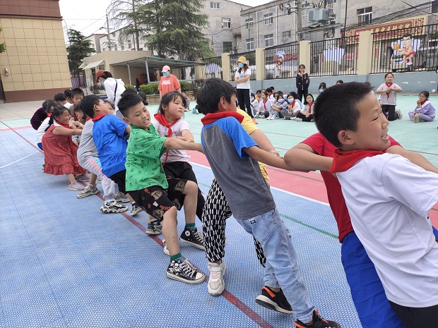 合作共赢 快乐你我——保合寨小学趣味运动会
