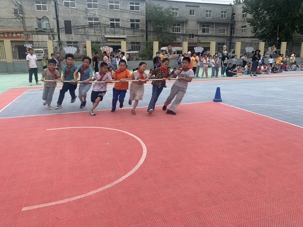合作共赢 快乐你我——保合寨小学趣味运动会