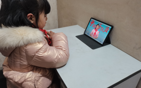 学习二十大，争做好队员——保合寨小学组织观看云队课